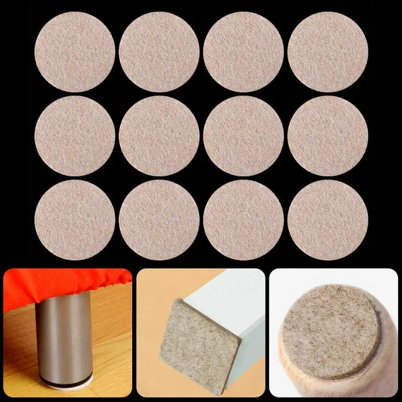 

30 Pcs 30X30CM Chair Table Leg Felt Pads Self Adhesive Floor Scratch Protector Mute Non-slip Feet Mat DIY Furniture Accessories