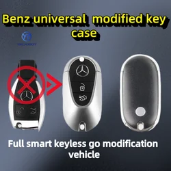 New Product Universal Keyless Entry Kit Smart Remote car key Modified Refit Alloy Key Case shell Original 1:1 design