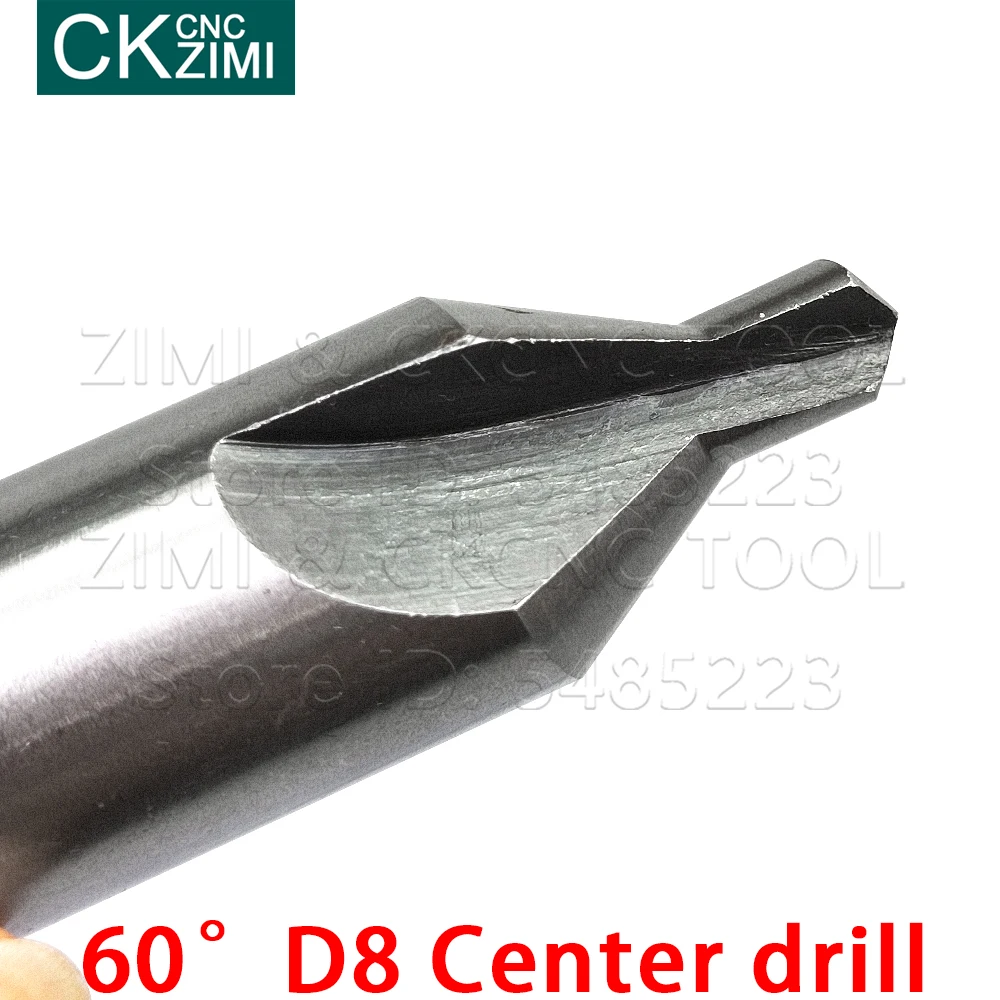 Hss Hss Gecombineerde Center Draaibank Molen Tackle Gereedschap 8 Mm 60 Graden Verzinkboor Boor Set Voor Power tool Accessoires