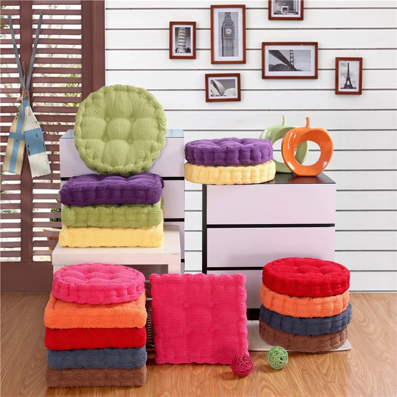 Soft solid color cushion Corncob Tatami Office Seat Chair Sofa cushion rice corn kernel cushion Home Decor Textile Knee Pillow