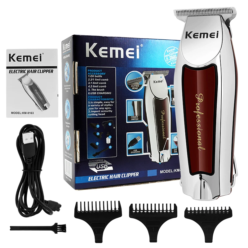 Cord Cordless Hair Trimmer Professional For Men Electric Hair Clipper Beard Hair Cutting Machine Edge Outlines Detail Trimmer