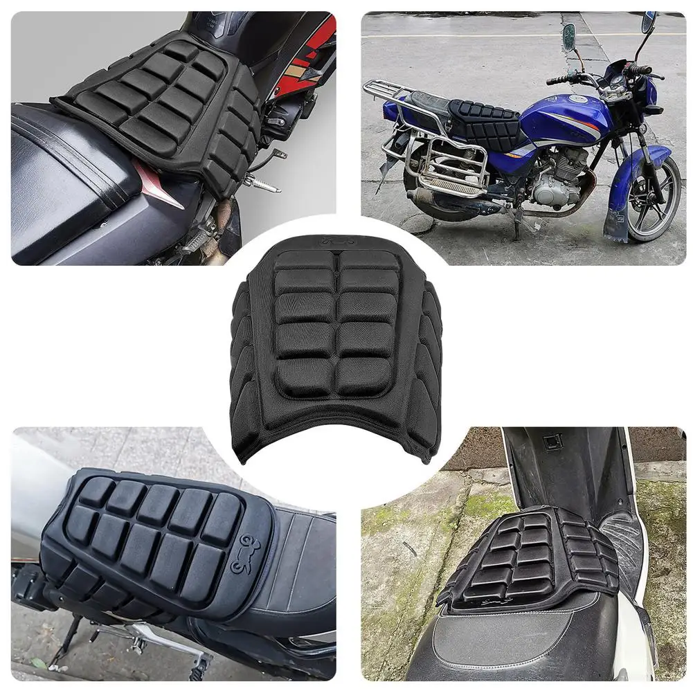 Universele Motorfiets Kussen Air Pad Cool Seat Cover Ademend Comfortabele Zonnebrandcrème Mat Warmte Isolatie 3D Mesh Seat Pad 2021