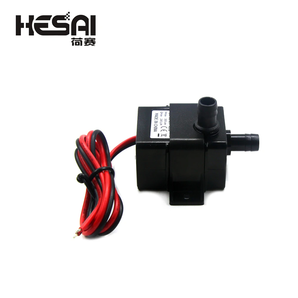 Water Pump 12V Ultra-Quiet4.2W 240L/H Flow Rate Waterproof Brushless Pump Mini Submersible Water Pump