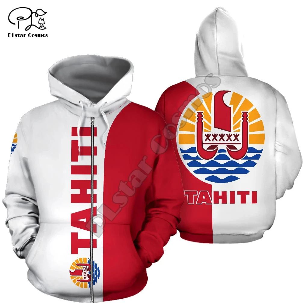 NewFashion Tahiti Country Art Flag Tribal Culture Retro Streetwear Tracksuit Men/Women Pullover 3DPrint Funny Casual Hoodies D-3