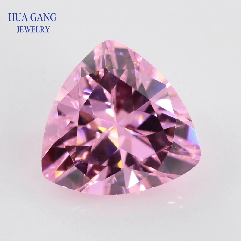 5A Trillion Shape Multicolor color Cubic Zirconia Stone Brilliant Cut Loose CZ Synthetic Gems Beads For Jewelry
