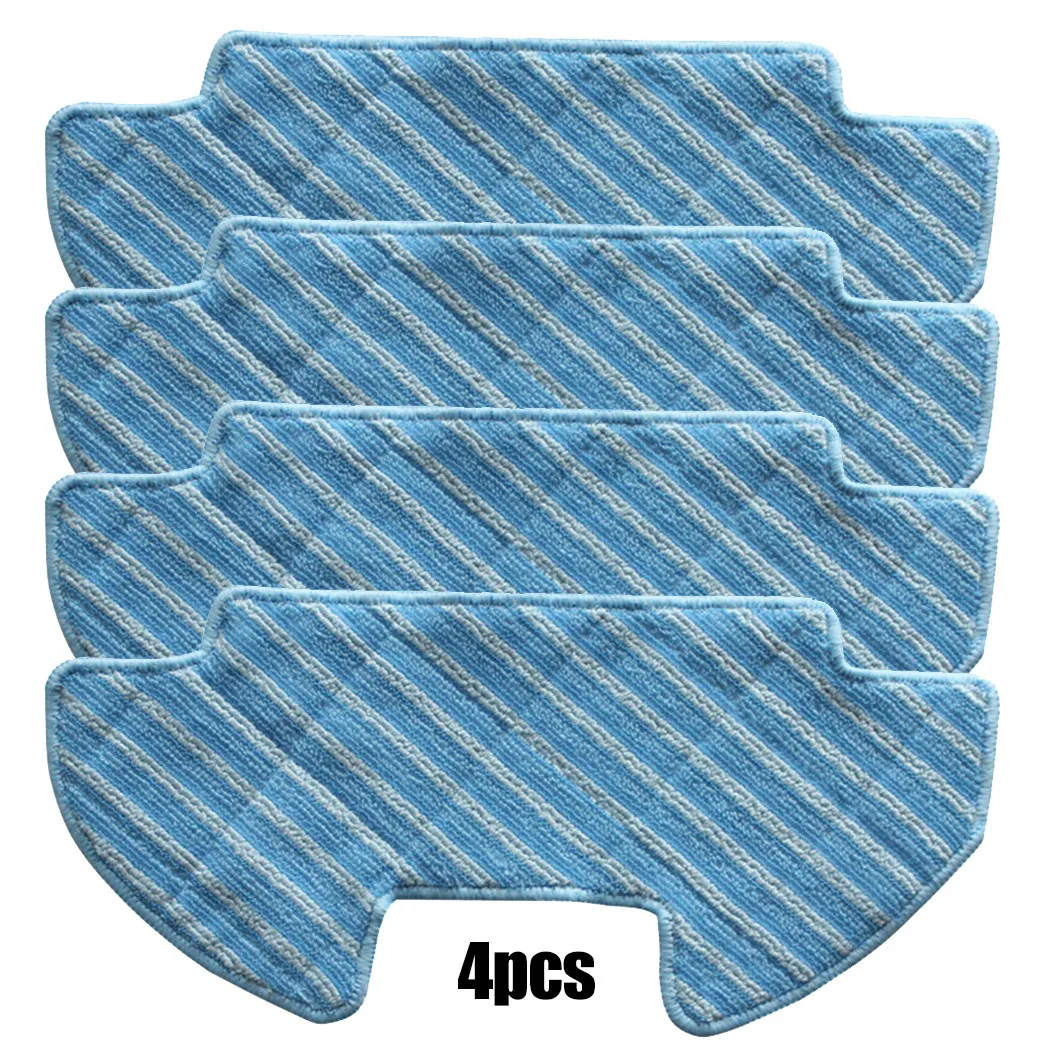 4 Pad Reusable & Washable Mopping Pad For Samsung Powerbot-E VR05R5050WK Household Cleaning Parts Replacement Tools For Home