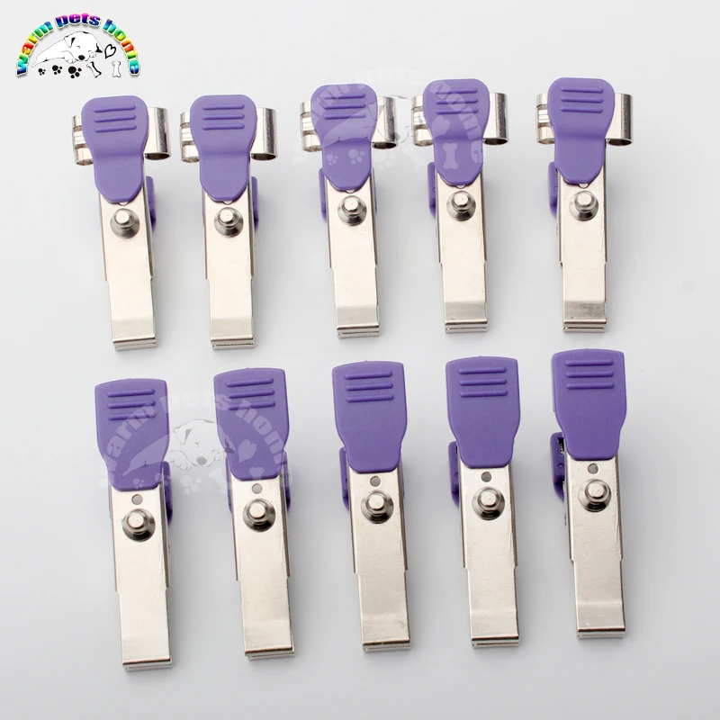 5pcs Reusable Animals Pets Dog Cat Veterinary ECG/EKG Alligator Clip Electrodes for Snap Cable Veterinary Equipment