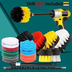 Drill Brush Set for drill Shower Tile and Grout All Purpose Power Scrubber Cleaning Kit Power Scrubber Brush Pad Sponge Kit