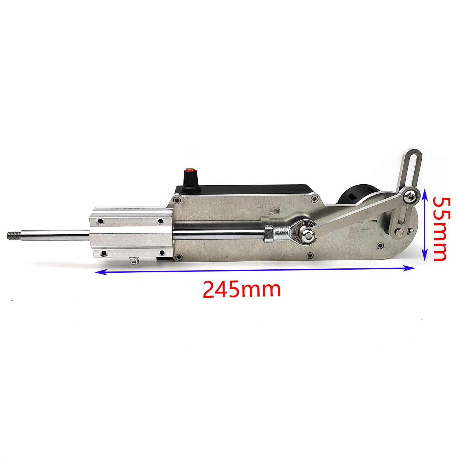 AC 110V/220V Aluminum Alloy Linear Actuator Reciprocating Telescopic Motor 120mm Stroke Aluminum Alloy 3XLR Connector DIY Toys