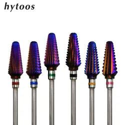 HYTOOS Purple Carbide Nail Drill Bits 3/32
