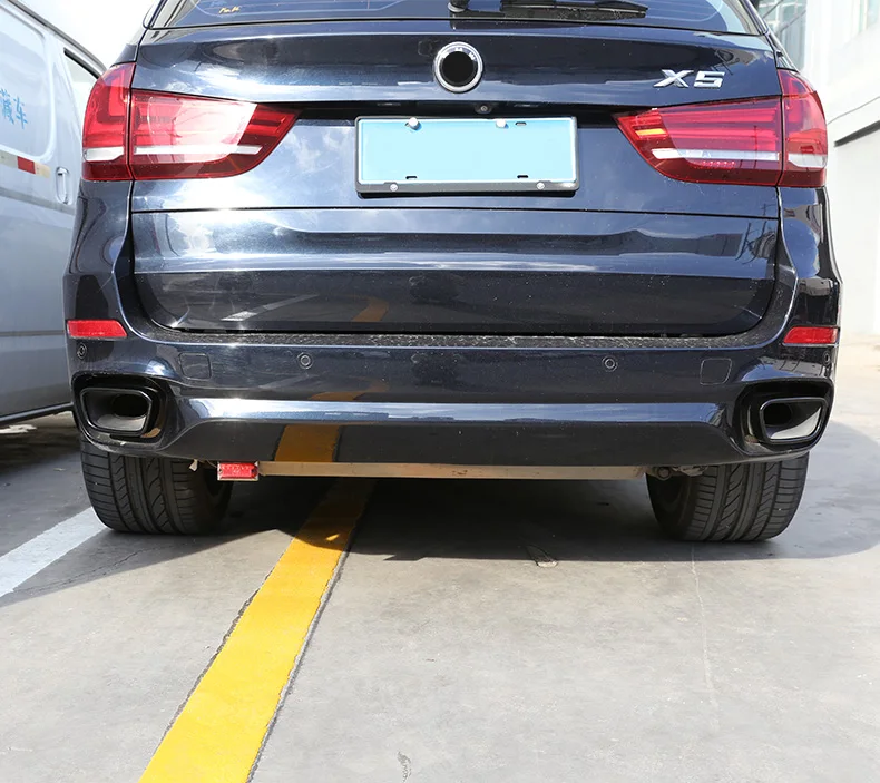 Für BMW X5 F15 X6 F16 2014-18 Auto Styling Schwanz Schalldämpfer Auspuffrohr Ausgang Abdeckung Trim Außen Zubehör (für M Sport Version) – Detail 2
