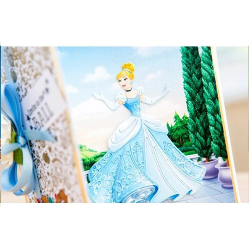 2019 New Dies Cartoon Girl Princess Metal Cutting Dies for DIY Scrapbooking Embossing Paper Cards Making Crafts