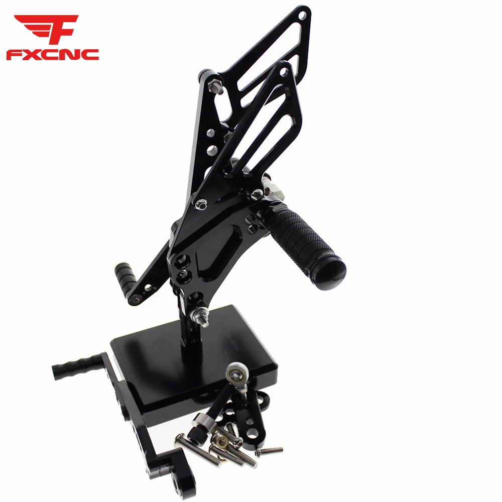 

For SUZUKI GSXR1000 K9 K11 2009-2016 Motorcycle Rearset Footrest Footpeg Rear Set Adjustable Aluminum Footrest Foot Peg New