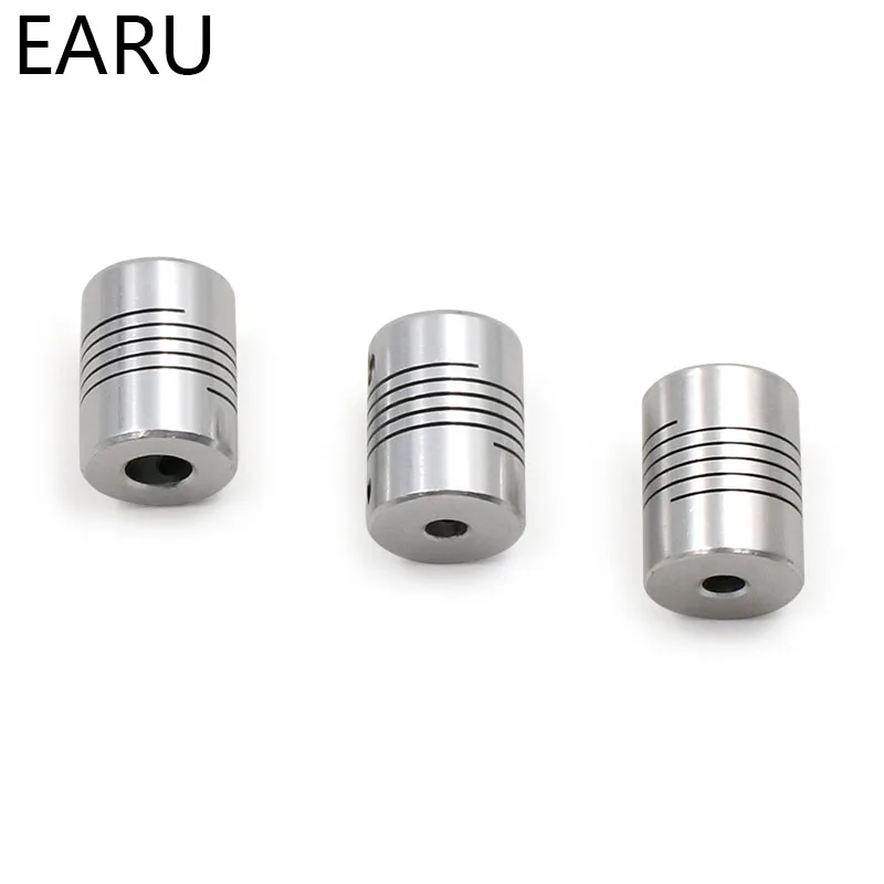 1pcs 5x8mm CNC Motor Jaw Shaft Coupler 5mm To 8mm Flexible Coupling OD 19x25mm wholesale Dropshipping 3/4/5/6/6.35/7/8/10mm