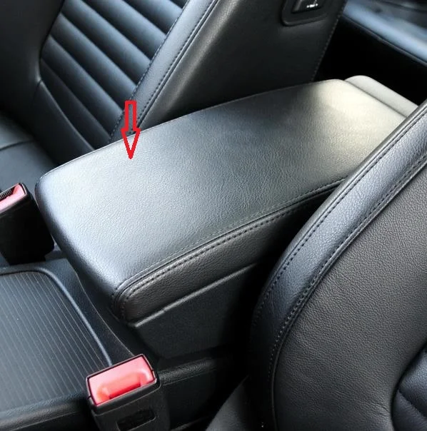 For Volkswagen Passat B7 2010 2011 2012 2013 2014 2015 2016  Microfibre Leather Center Armrest Cover Car accessories interior