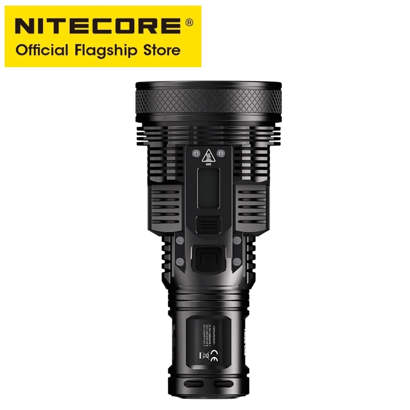 NITECORE TM39 Lite Searchlight Flashlight 5200LM Beam Throw 1500M OLED Rescue Rechargeable Torch with UMS4 Charger 4 Battery