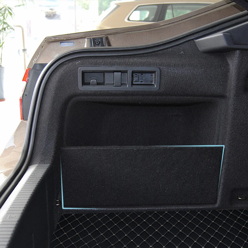 2PCS Auto Trunk Side Baffle Storage Organizer Board Partitions Fit For Skoda Octavia 3 Superb 3 Rapid Modified Car Accessories