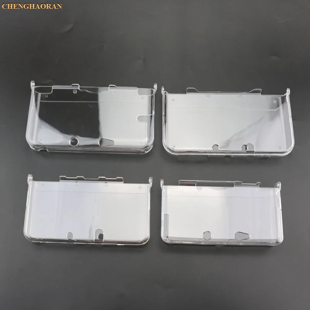 6models 1x In Bulk Lightweight Siamese Plastic Clear Crystal Protective Hard Shell Skin Case Cover For 3DS/New 3DS/New 3DS XL LL