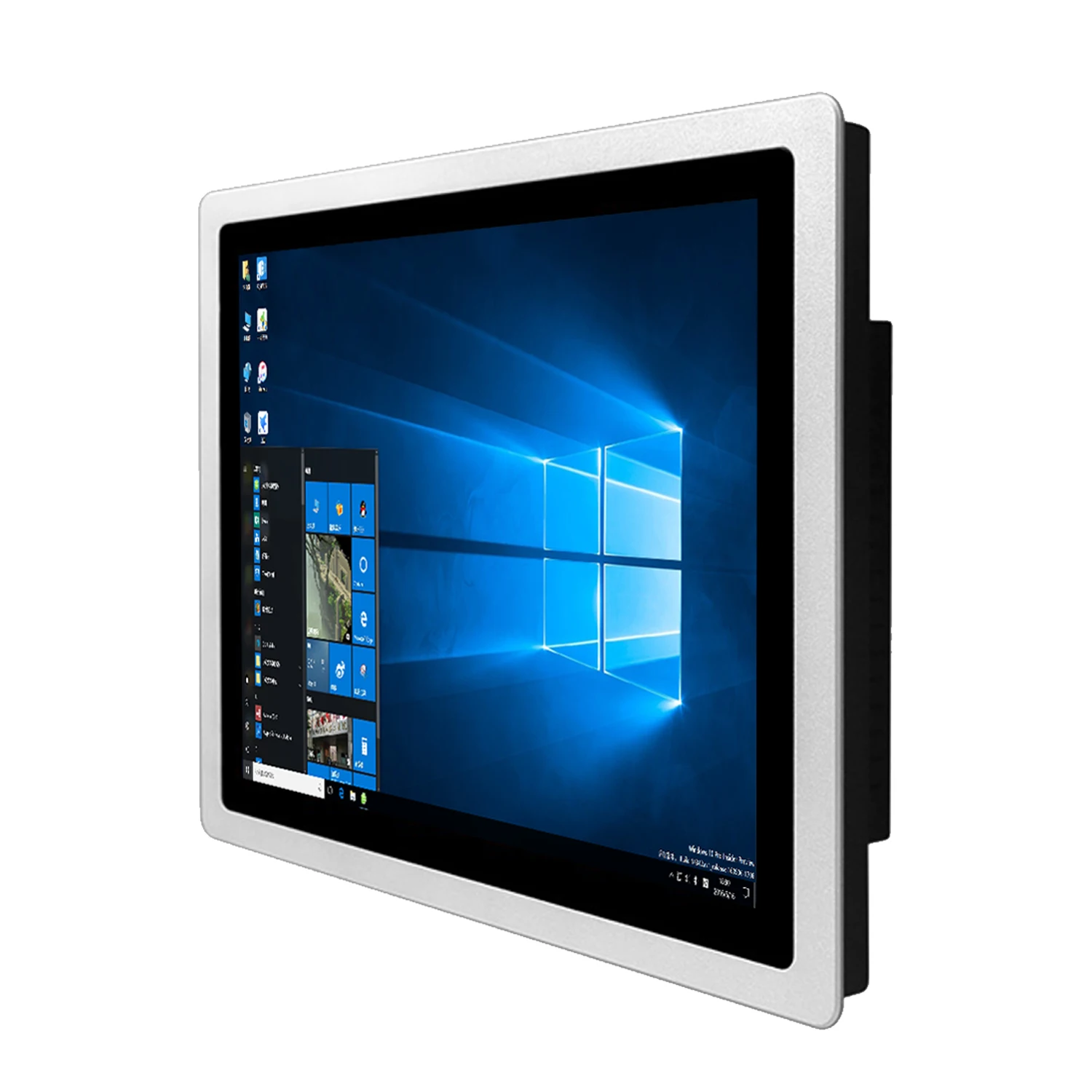 12,1 Zoll eingebettetes industrielles All-in-One-Computer-PC-Panel mit kapazitivem Touchscreen, integriertem WLAN für Win10 Pro 1024*768