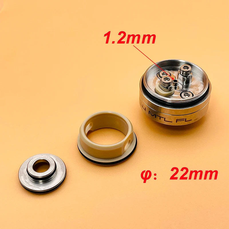 DSXvape Dvarw MTL FL rta 22mm Tank 316ss airflow intake adjustable atomizer Single Coil Rebuildable Tank with 11pcs AFC insert