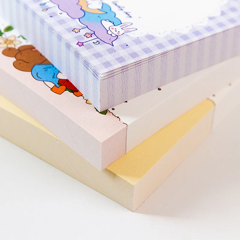 100pcs/lot Memo Pads Sticky Notes  Romance once, memo pad with you Junk Journal Scrapbooking Stickers Office