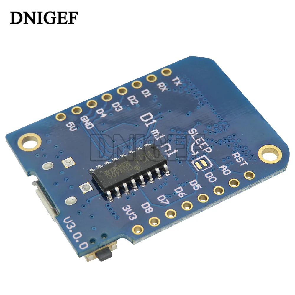 Carte de développement D1 Mini V3.0 WIFI, basée sur ESP8266 CH340 CH340G, 4 mo pour Arduino Nodemcu V2 Micro Python