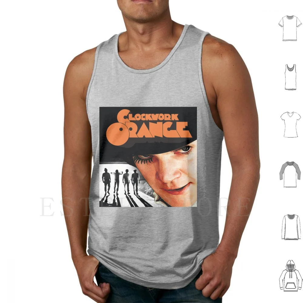 A Clockwork Orange Tank Tops Vest Orange Mechanics Clockwork Kubrick Cinema Film Ultraviolence Beethoven Stanley Kubrick