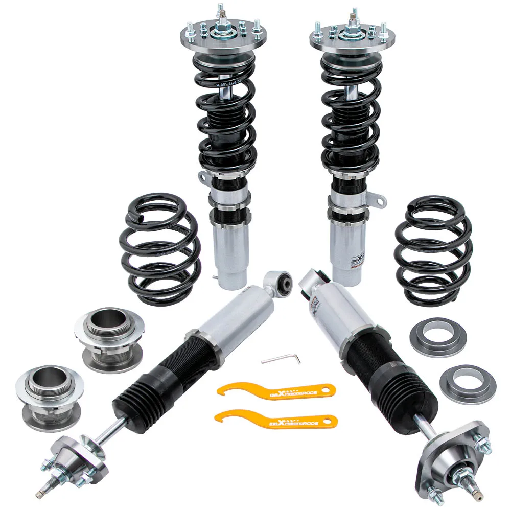 24 Ways Damper Coilovers for BMW 3 Series E46 Shock Absorbers Struts Springs for Coupe Estate Touring Suspension Set