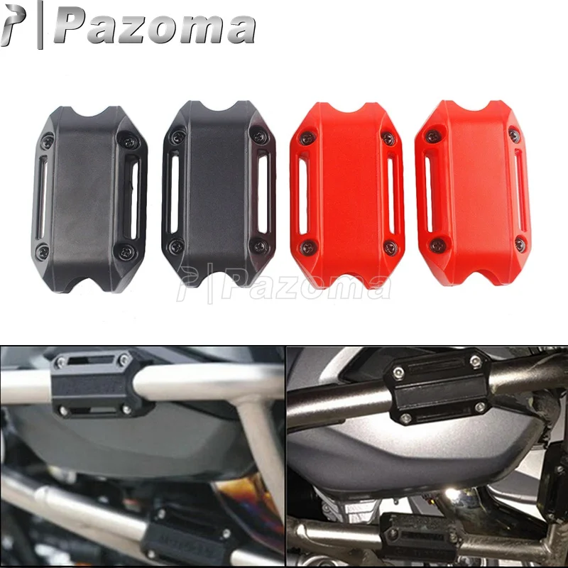 25mm Engine Guard Bumper Protector Decor Block For Honda CRF1000L NC700X VFR1200X Suzuki V-Strom DL 650 1000 BMW R1200GS