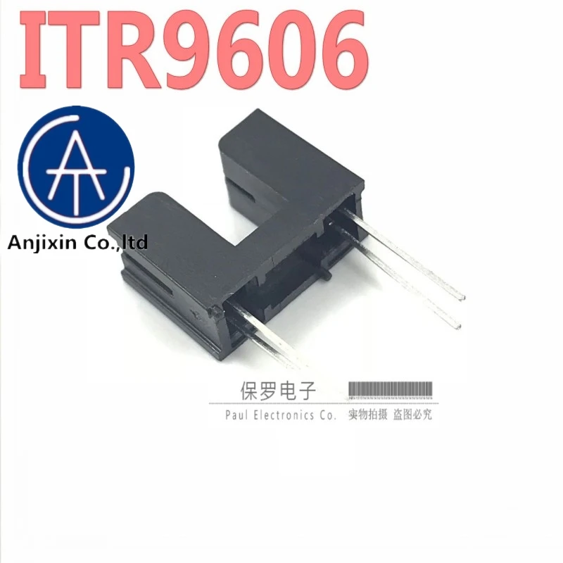 Optoacoplador/interruptor fotoelétrico itr9606 embutido, 10 peças, novo tipo de slot, optoacoplador/interruptor fotoelétrico, estoque real de taiwan dip-4