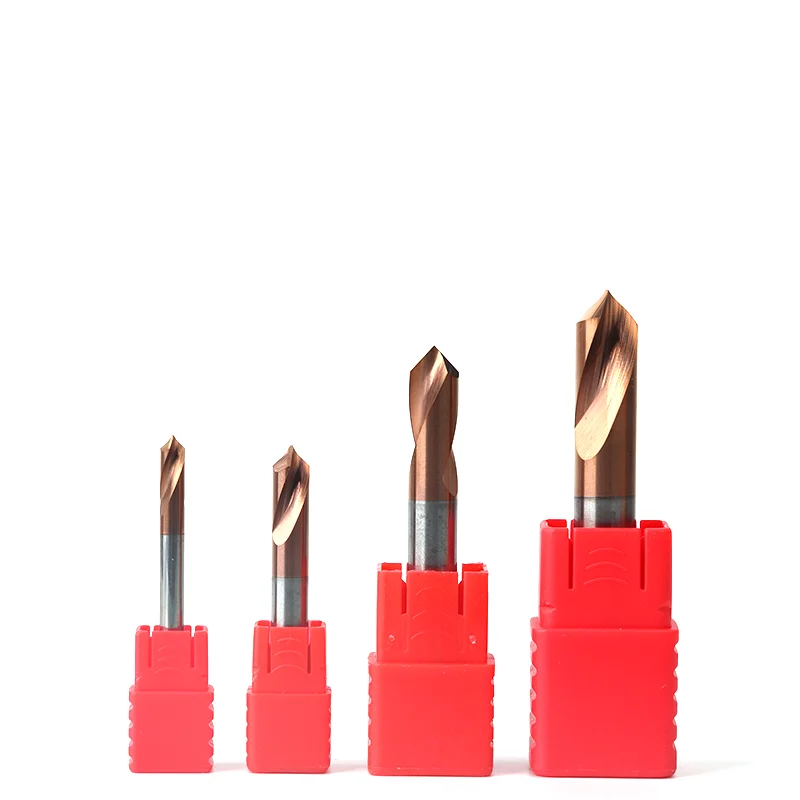 1PC HRC55 2F 1-6 มม.8 มม.10 มม.90 องศาเจาะเครื่องกลึง CNC เจาะรู Chamfering เครื่องมือสําหรับเหล็กทังสเตนคาร์ไบด์