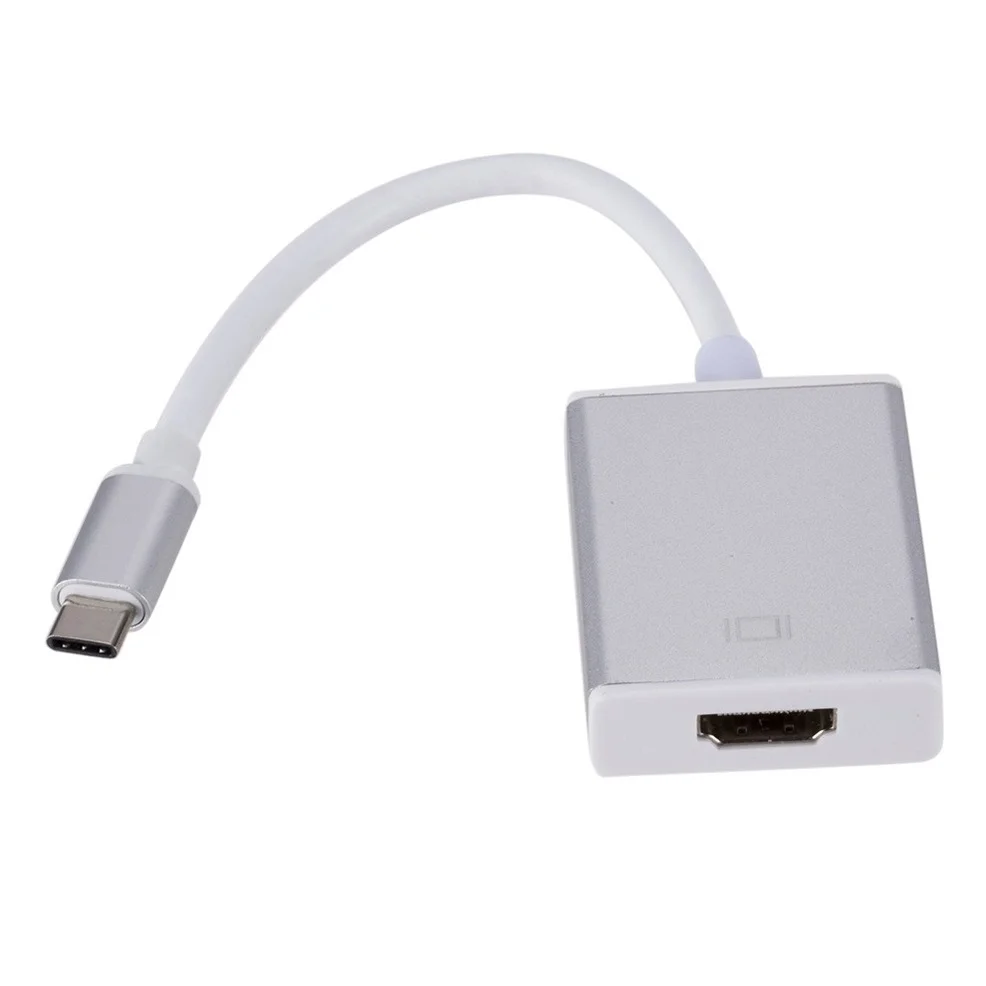 LccKaa-Cable de conversión USB 3,1 HD 1080P, adaptador de TV compatible con tipo c a HDMI para teléfono móvil, Notebook, Monitor de TV conectado