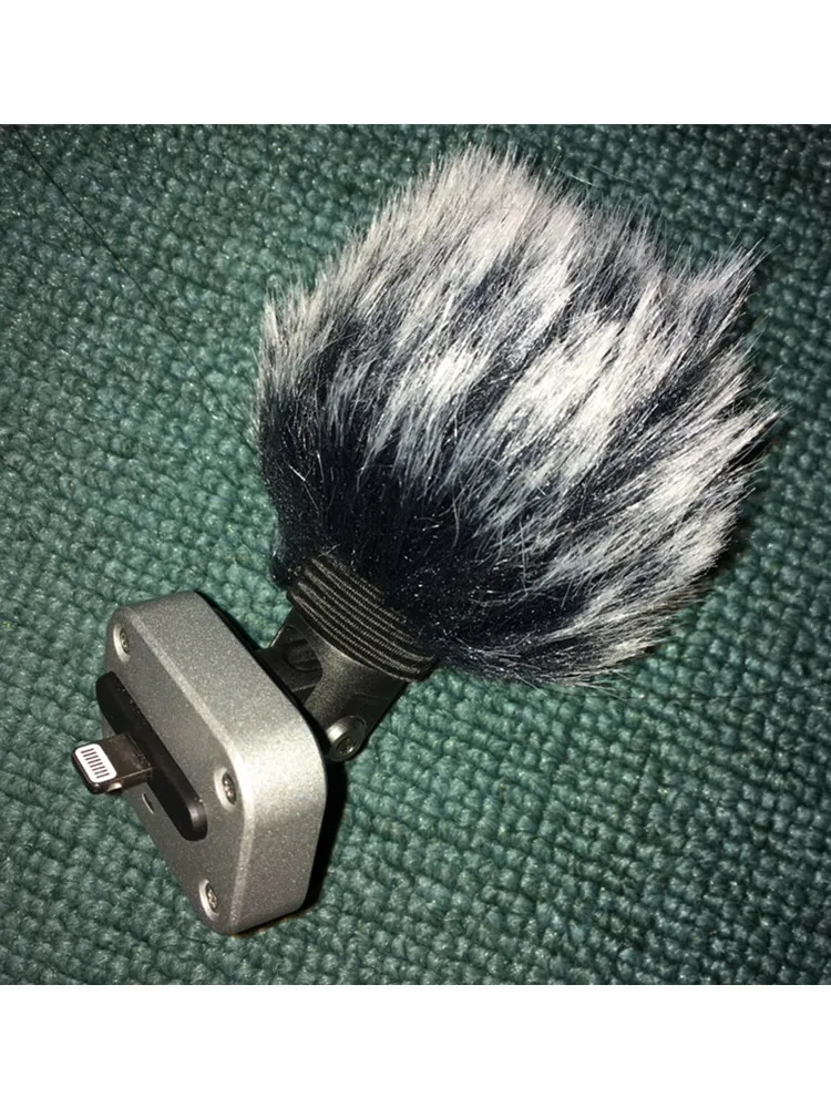 

Dead Cat Outdoor Artifical Fur Wind Muff Windscreen Shield For Shure MV88 MV88 PLUSWind Sindshield For Reduce Wind Noise