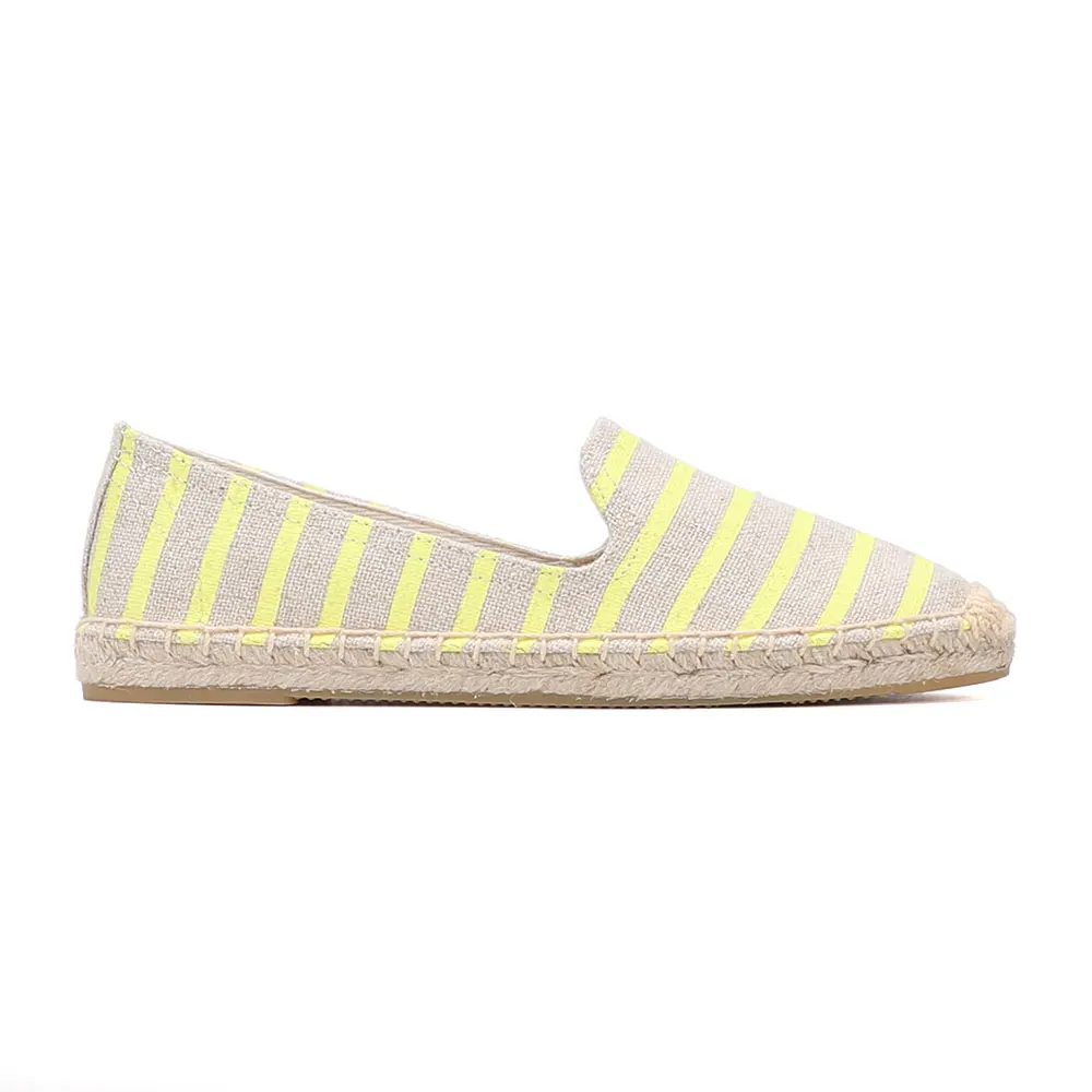 Sale Time-limited Platform Hemp Rubber Slip-on Casual Striped Zapatillas Mujer Sapatos Womens Espadrilles Flat Shoes