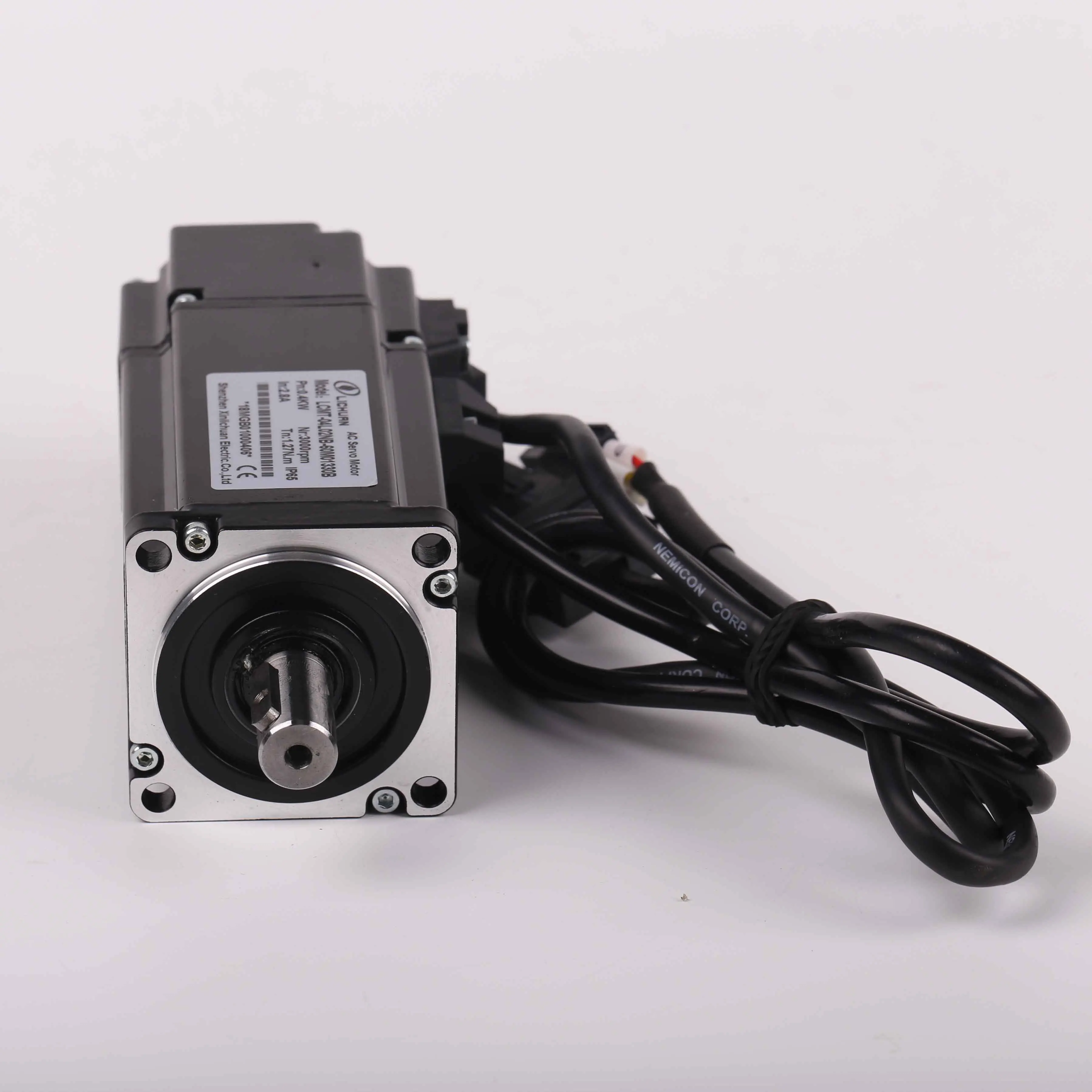 Lichuan servo motor 400W 60ST-M01330C 3000RPM 1.27Nm with increamental encoder 2500ppr