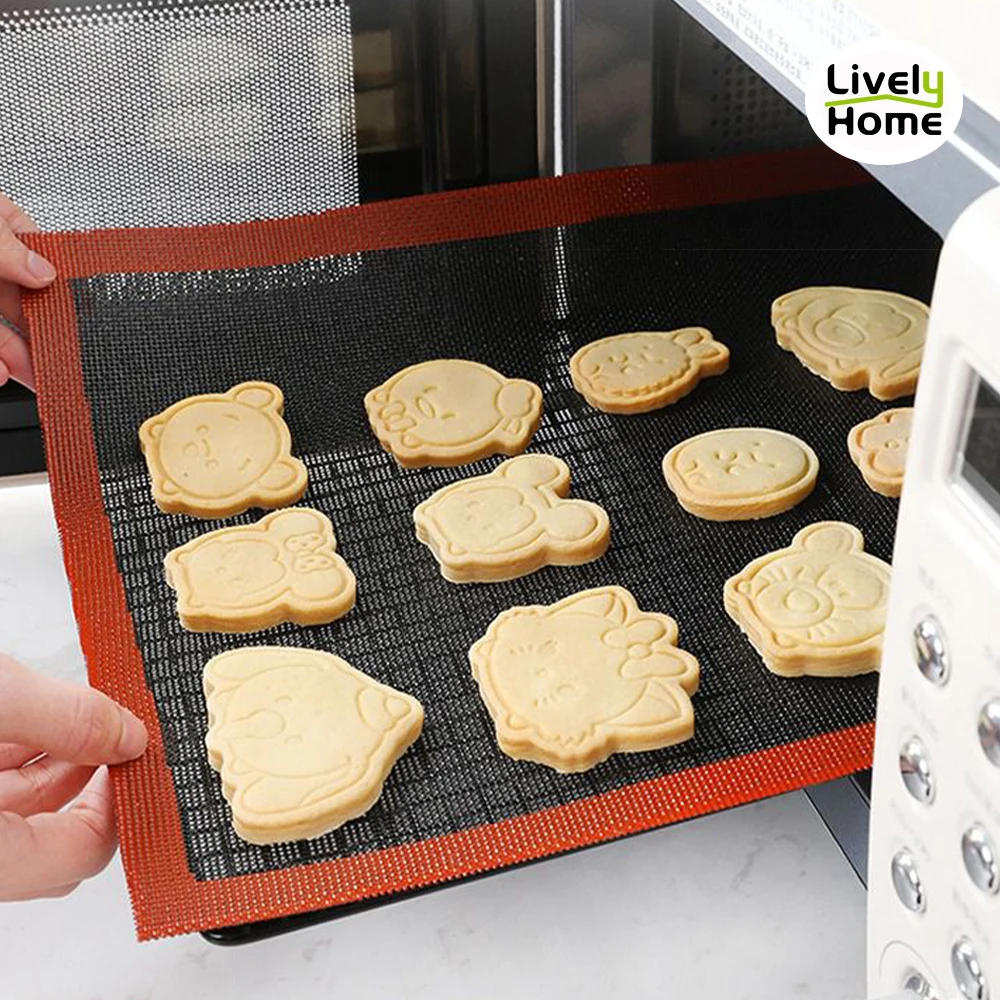 

Perforated Non-Stick Silicone Baking Mat, Macaron Pastry, Cookie Bread, Cake Making, Toaster Oven, Bakery Accessories