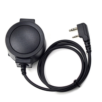 Tactical Big PTT Cable Plug for Walkie Talkie, Talkie, Kenwood TK3107, Baofeng UV-6R, UV 5R, BF-888S, UV-B5, UV-S9, Ham Radio