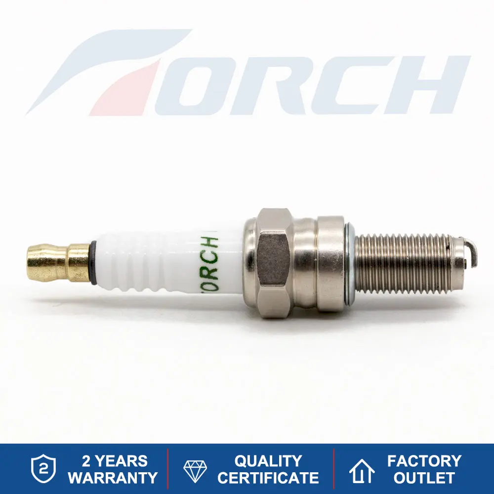 1PCS Nut Type Spark Plugs Torch B8RC Replace for 1275/CR8E 7471/C8E 7784/CR8EB Denso U24ESR-N U24ESN U24ES-N YAMAHA 94703-00330