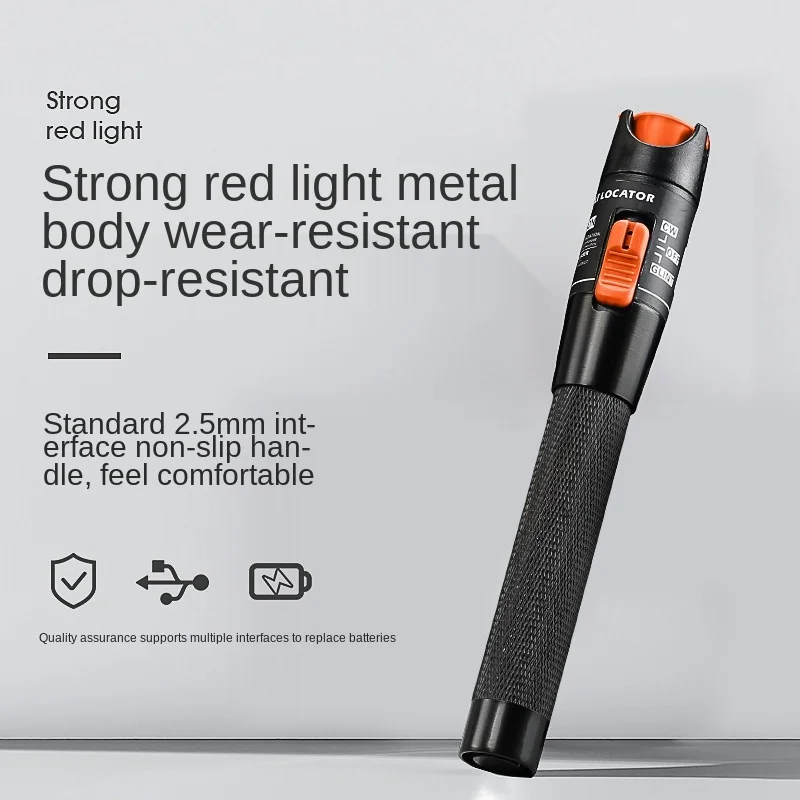 

Optical Fiber Lighting Pen, Red Laser Pointer, Fiber Fault Locator, Red Light Source, 10mwtest, Fc, Stconnector, 10km