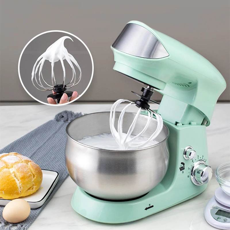 ZG-LZ356 Chef Machine Household Small Dough Mixer Fully Automatic Kneading Dough Cream Fresh Milk Machine Mixer 600W