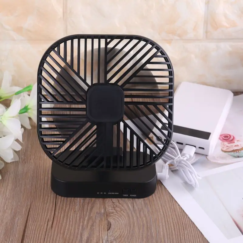 Magnetische Usb Ventilator Usb Of Aa Batterij Aangedreven Bureau Ventilator Met 3 Speed Timing Functie K1AA