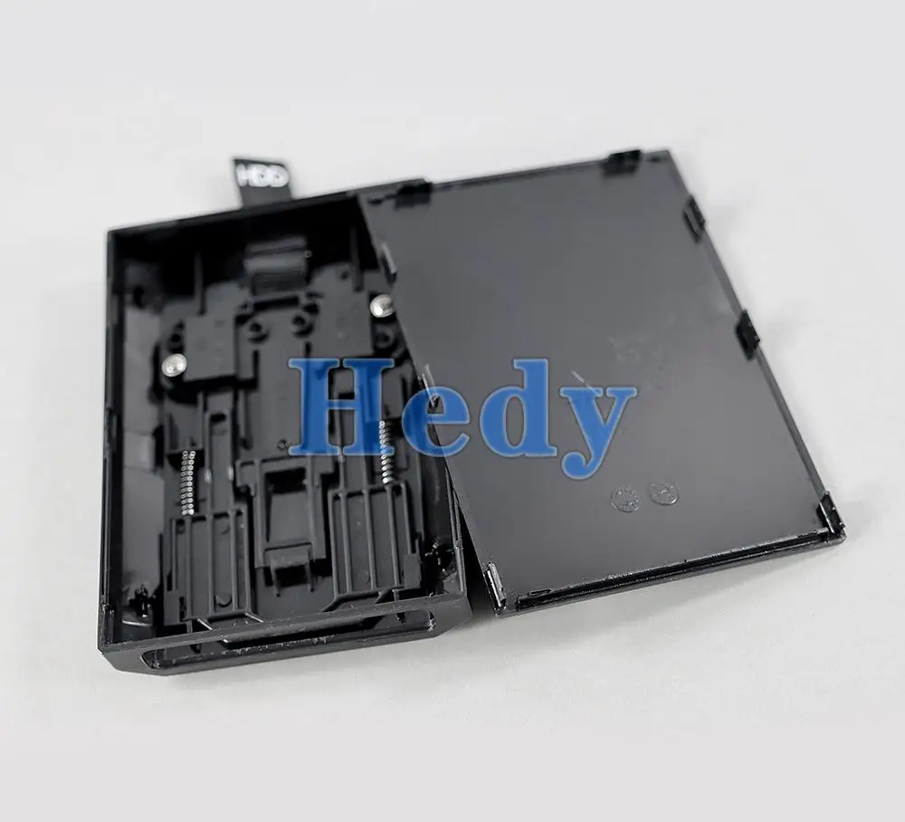 10PCS สำหรับ Xbox 360 Slim Hard Drive Enclosure HDD Case Shell Black สำหรับ XBOX360