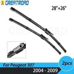 Wiper Front Wiper Blades For Peugeot 307 Hatchback 307CC 307SW Estate Windshield Windscreen Front Window 28
