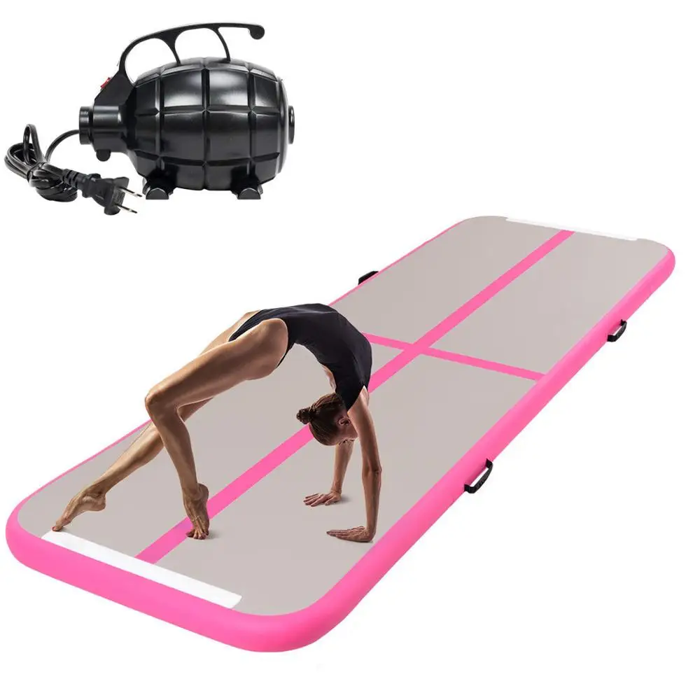 Free Pump Inflatable Track Gymnastics Mattress Gym Tumble Airtrack Floor Training Tumbling Mat With Electric Pump