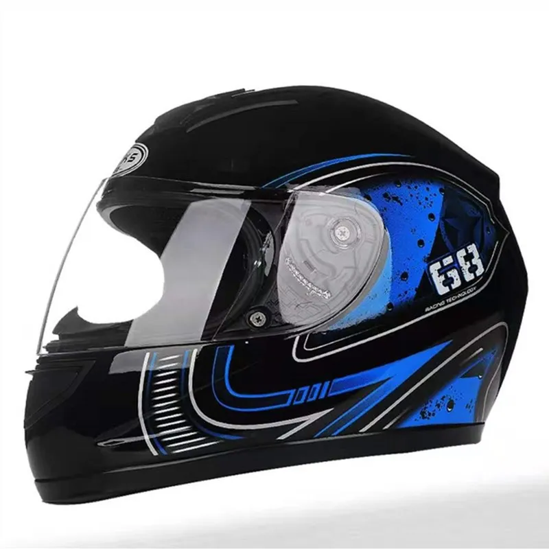 

Full Face Motorcycle Helmet Full Face Motorbike Helmet Dirt Bike Helmets with Scarf