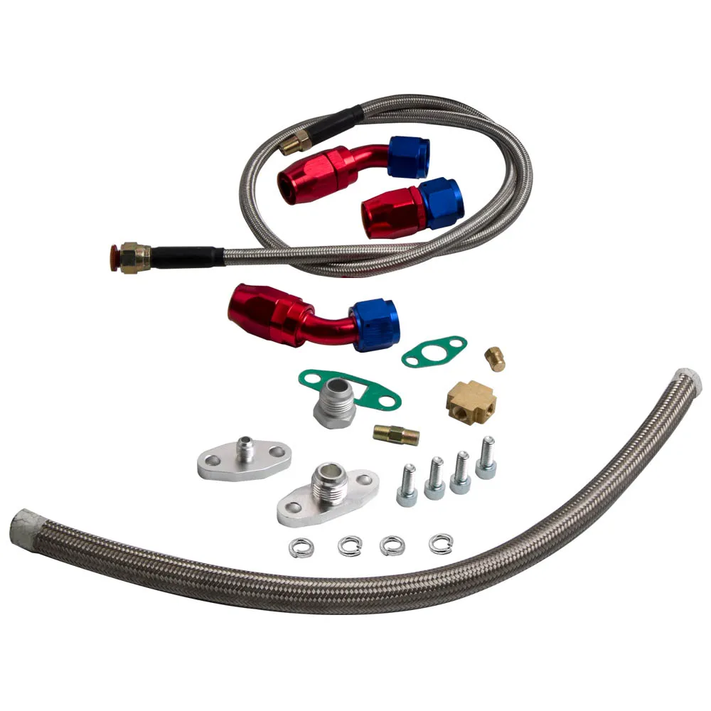 Oil Feed Line + Return Drain Line for Nissan Safari Patrol 4.2 TD TD42 GQ GU Y60