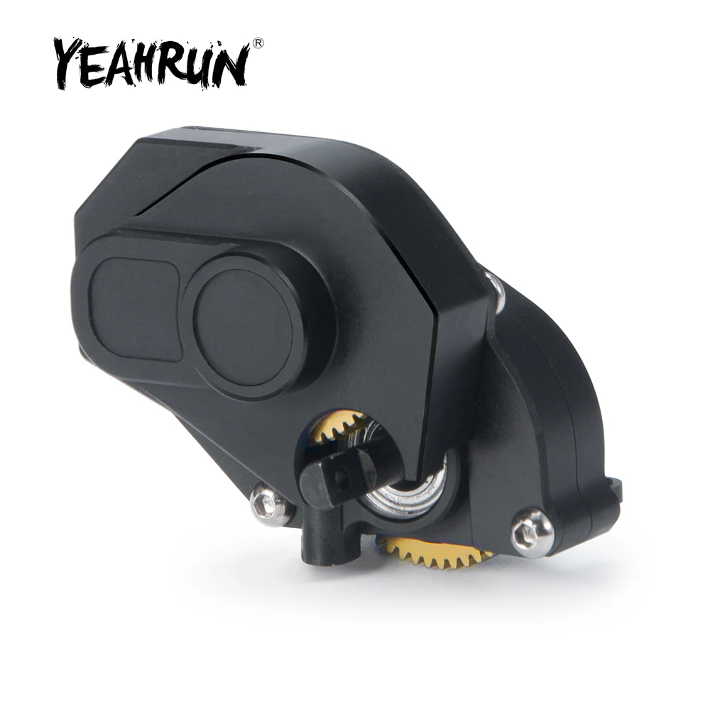 

YEAHRUN Metal Transmission with Pinion Gear Gearbox Internal Gears for 1/24 RC Crawler Car Model Axial SCX24 90081 Upgrade Parts