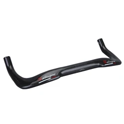 2022 BALUGOE Bicycle Black TT Bar Rest Triathlon Handlebar Carbon Bike Bullhorn 3k Glossy Road Bicycle TT Handlebars