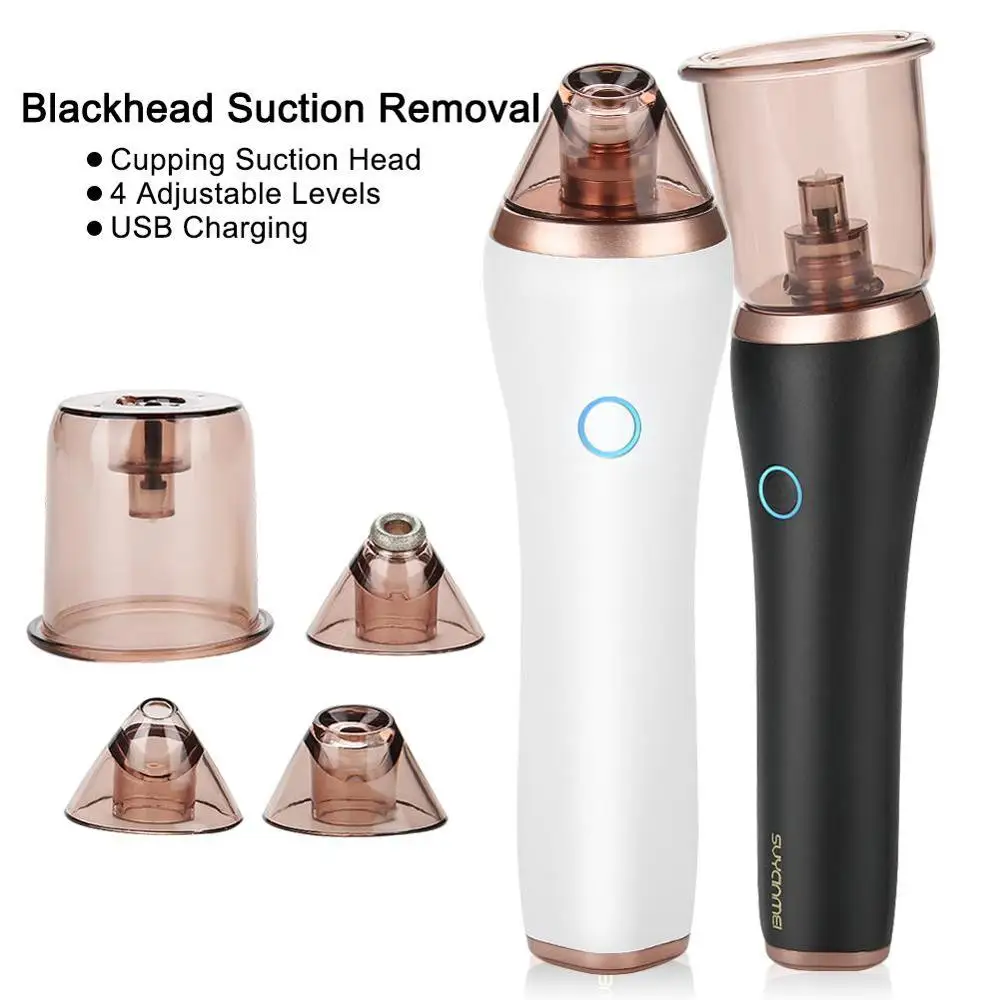 Newest Electric Blackhead Removal Instrument Addition Acne Oil Deep Cleansing Dirt Vacuum Cupping Cleansing Instrument Household