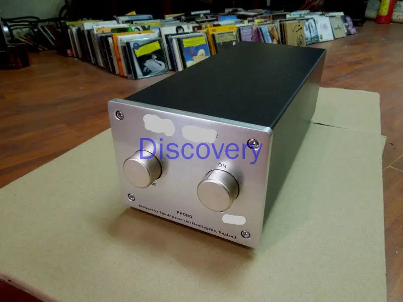 Directly Engraved British Famous Phono Player Finished Machine Mm Moving Magnet Version and Mm Compatible Mc Moving Coil Version